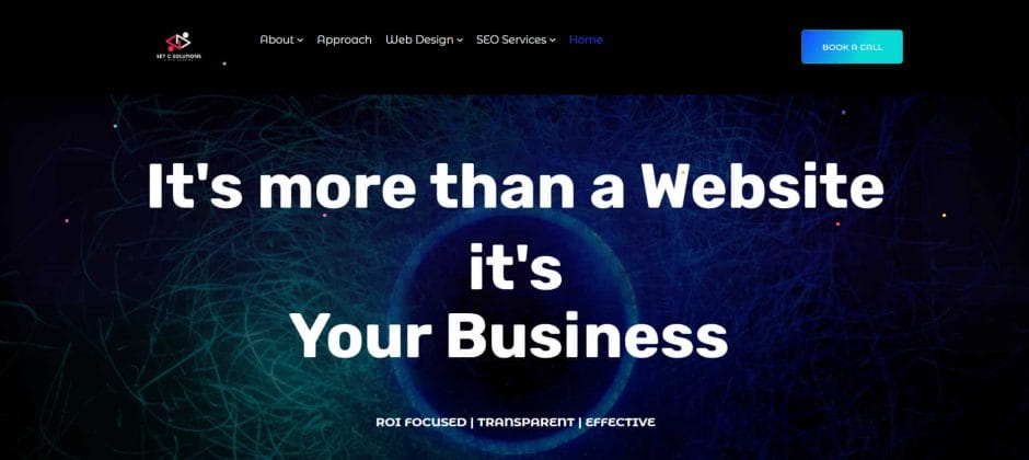 Sey C Solution Homepage website redesign